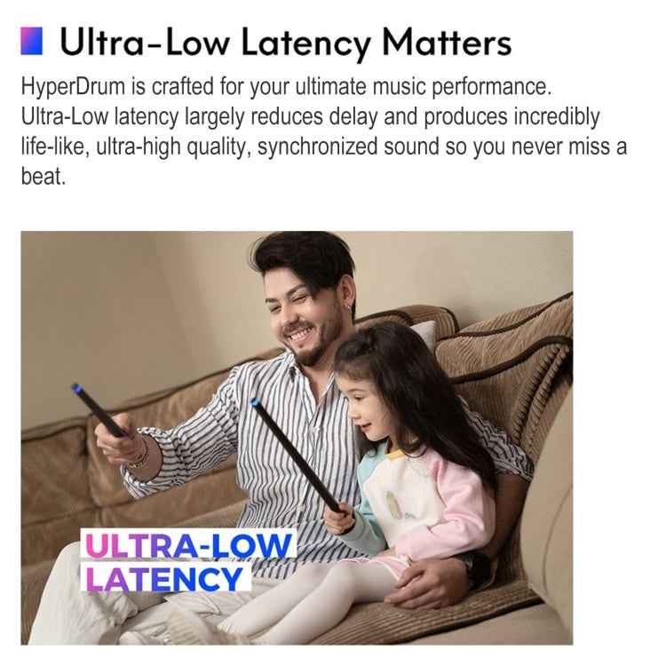 Hyperdrum Somatosensory Virtual Drum Kit Smart Portable Musical Instrument