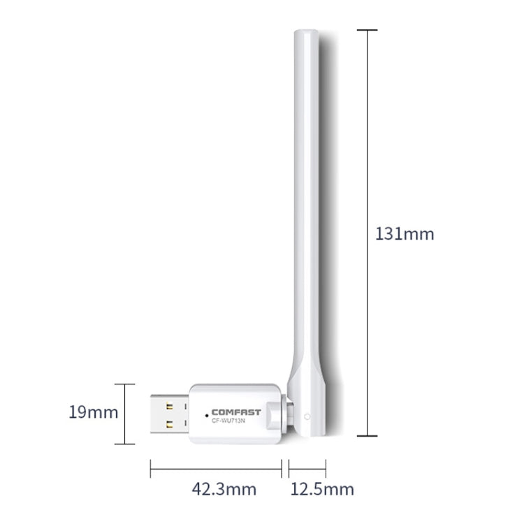 COMFAST CF-WU713N 300Mbps Wifi USB Network Adapter, CF-WU713N