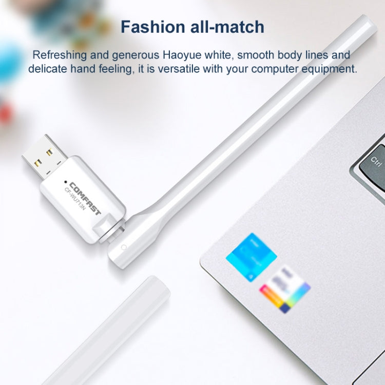 COMFAST CF-WU713N 300Mbps Wifi USB Network Adapter, CF-WU713N