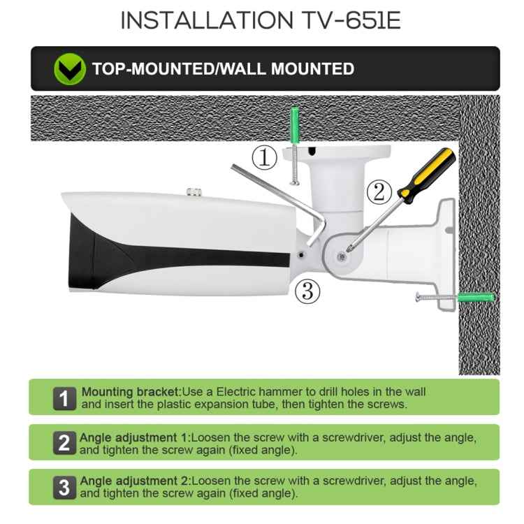 TV-651eH5/IP AF POE H.264++ 5MP IP Camera Auto Focus 4x Zoom 2.8-12MM Lens Surveillance Cameras