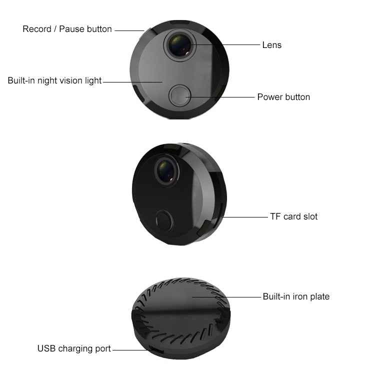 HDQ15 HD 1080P WIFI Mini Camera, with IR Night Vision & Remote Surveillance