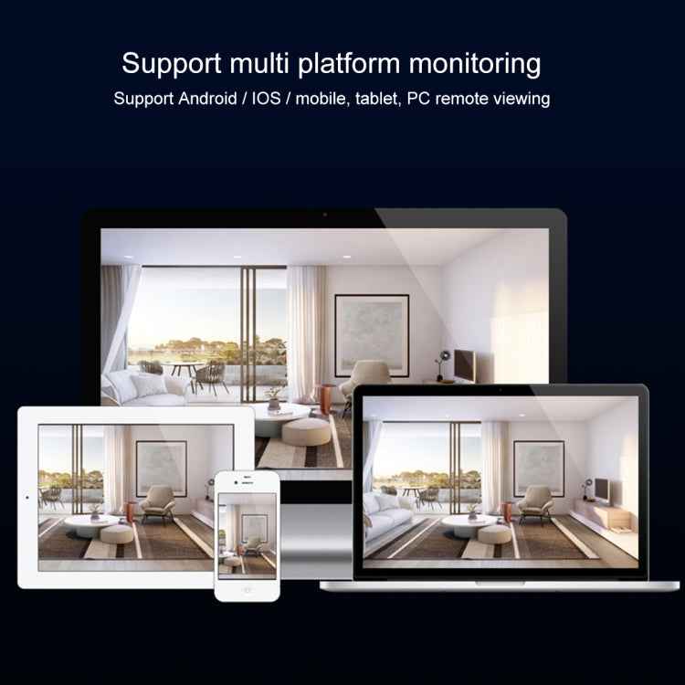 T23 2288 x 1288P Full HD Solar Powered WiFi Camera, Support PIR Alarm, Night Vision, Two Way Audio, TF Card