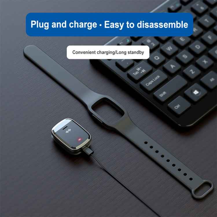 M20 Outdoor Ultrasonic Wave Mosquito Repellent Wristband with Clock & Body Temperature Test