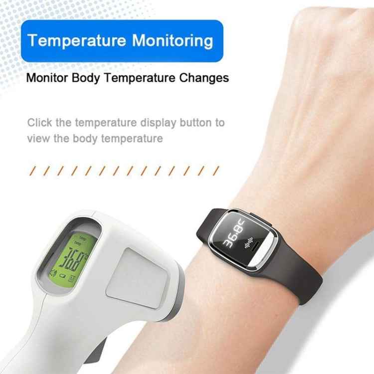 M20 Outdoor Ultrasonic Wave Mosquito Repellent Wristband with Clock & Body Temperature Test