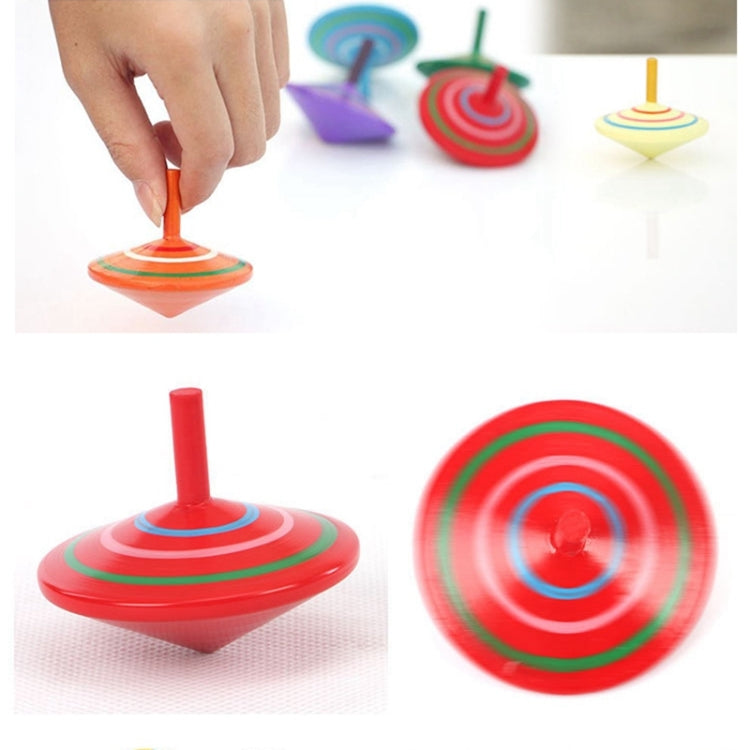 Parent-child DIY Puzzle Toy Mini Wooden Rotating Gyro, Size: 6*6cm, Rotating Gyro
