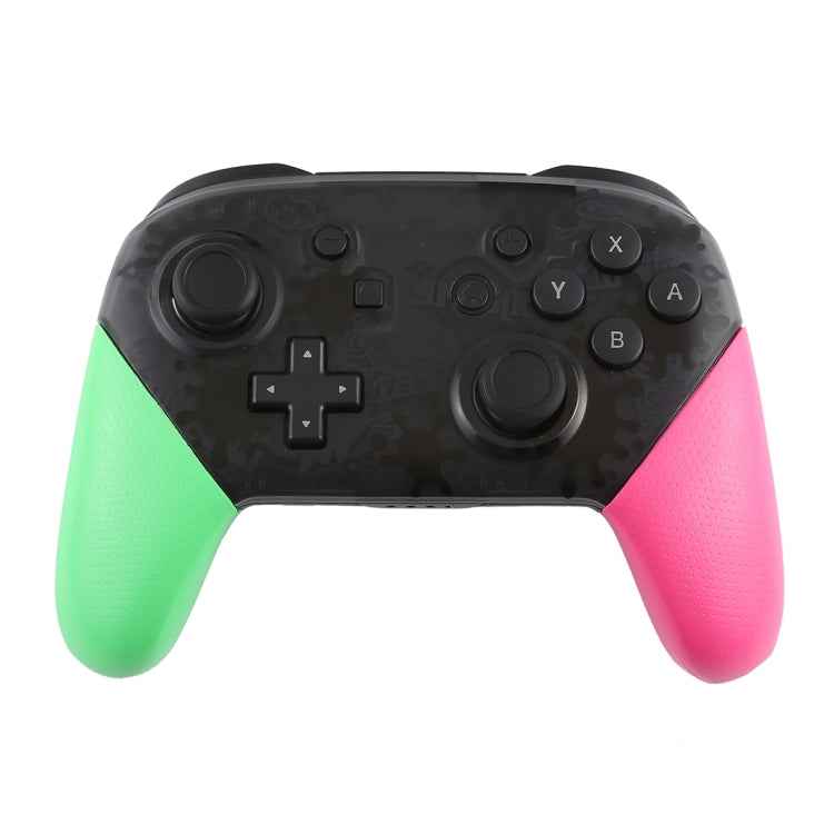 Wireless Game Pro Controller With Screenshot Vibration Function for Nintendo Switch(Green Pink)