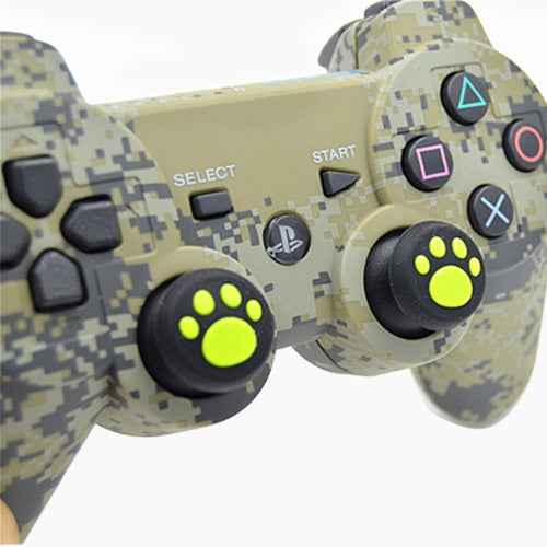 4 PCS Cute Cat Paw Silicone Protective Cover for PS4 / PS3 / PS2 / XBOX360 / XBOXONE / WIIU Gamepad Joystick