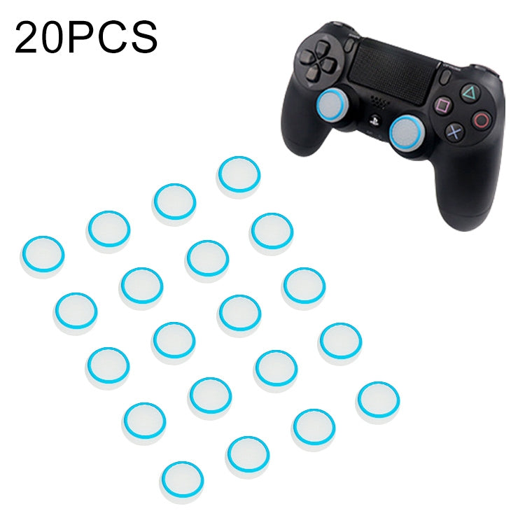 20 PCS Luminous Silicone Protective Cover for PS4 / PS3 / PS2 / XBOX360 / XBOXONE / WIIU Gamepad Joystick