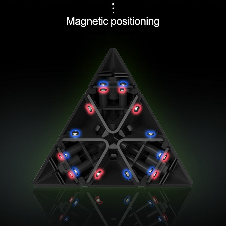 Moyu QIYI M Series Magnetic Speed Magic Cube Pyramid Cube Puzzle Toys, Pyramid
