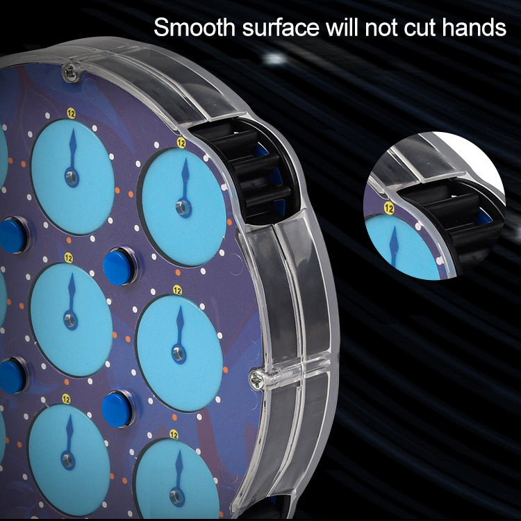 Carbon Fiber Membrane Third-order Magic Cube Children Educational Toys, Sengso Magnetic Clock Cube