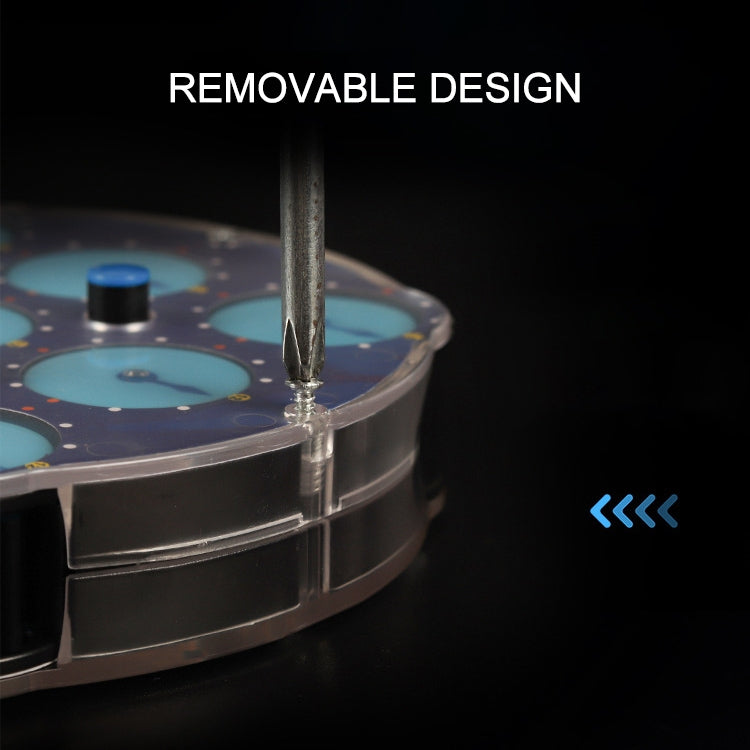 Carbon Fiber Membrane Third-order Magic Cube Children Educational Toys, Sengso Magnetic Clock Cube