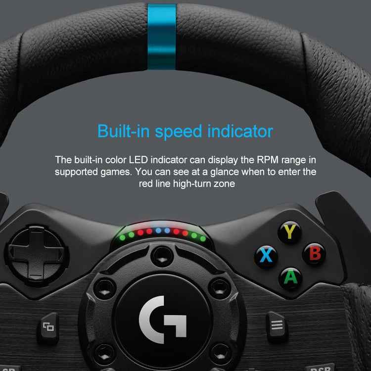 Logitech G923 Game Racing Steering Wheel Pedal Shift Lever for PS5 / PS4 / PC