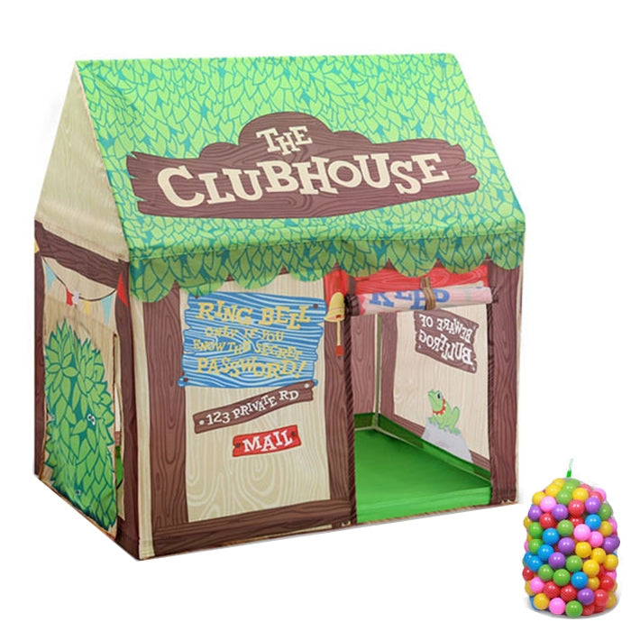 Household Children Printing Play Tent Small Game House, with 50 Ocean Balls