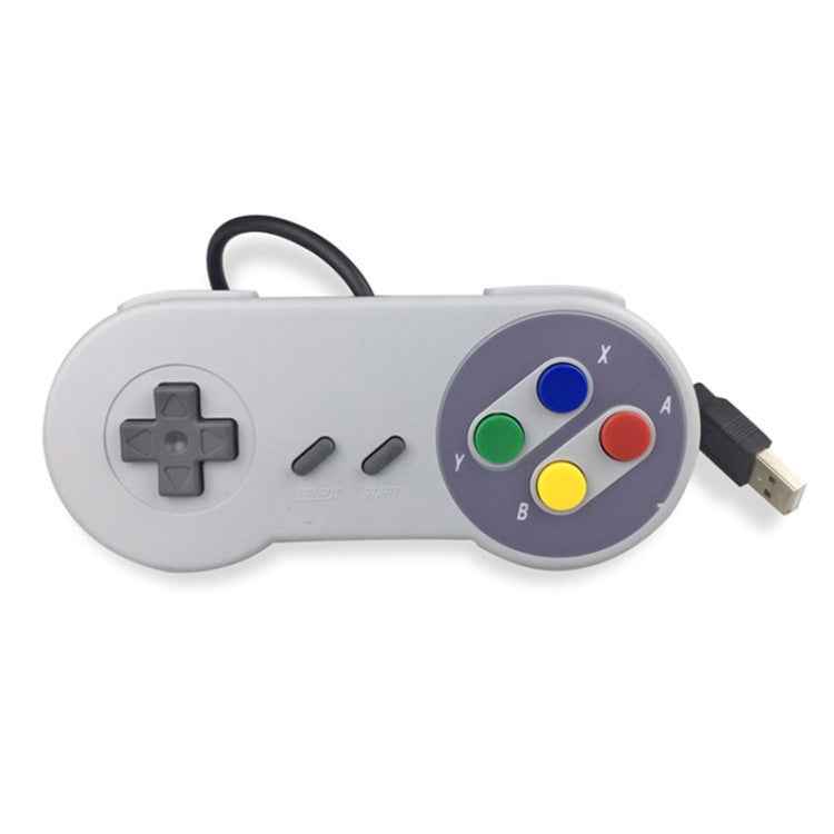 USB Interface Mixed Color Computer Wired Game Handle Controller