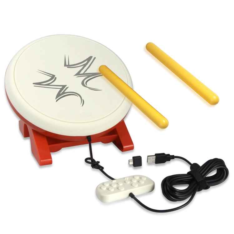 DOBE TNS-1867 Video Game Drum Sticks Controller Taiko Drum Kits for Nintendo Switch