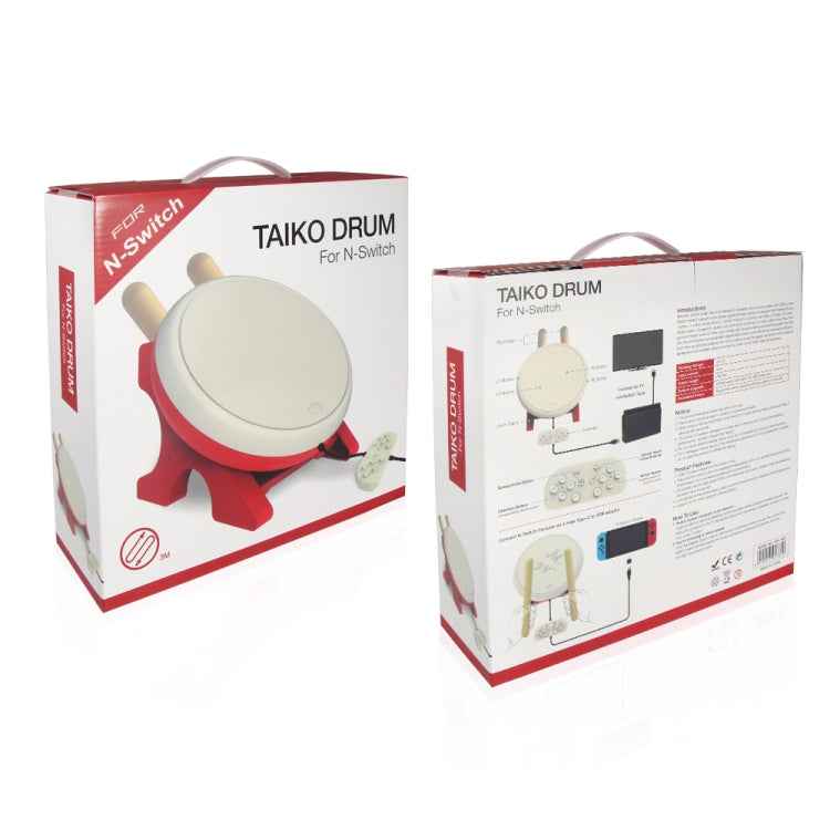 DOBE TNS-1867 Video Game Drum Sticks Controller Taiko Drum Kits for Nintendo Switch