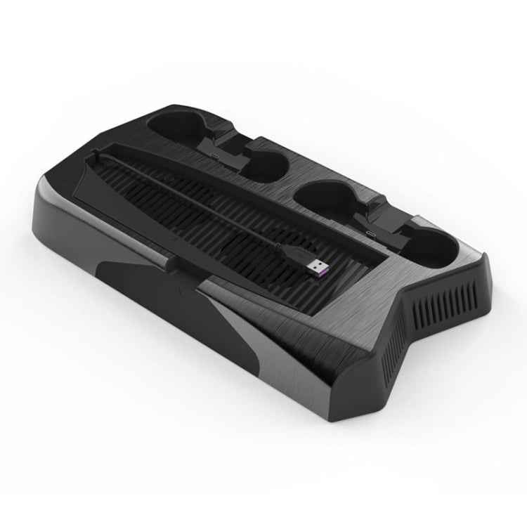 KJH P5-010-2 Multi-function Charging Cooling Fan Base with Storage Tray Bracket For PS5 De / UHD