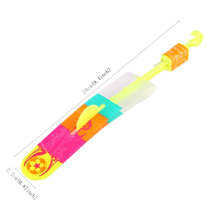 10 PCS Amazing LED Light Slingshot Flying Arrows, Random Color Delivery, Size: Large, Large