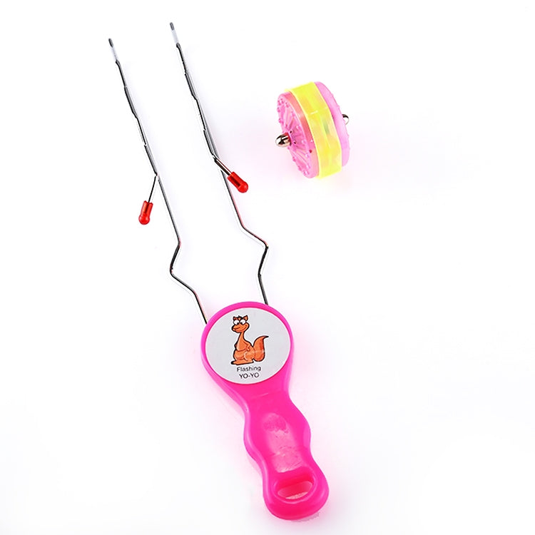 3 PCS Creative Colorful Flash Light Orbit Yoyo Ball, Random Color Delivery, 3 PCS Yoyo Ball