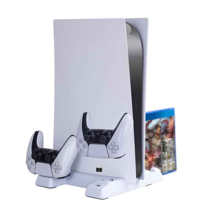 DOBE TP5-0593 Multi-function Stand With Game Disc Storage For PS5, TP5-0593