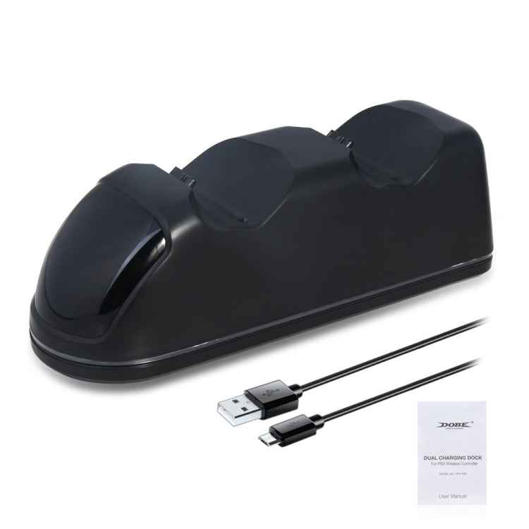 DOBE TP4-1781 Wireless Controller Dual Charging Dock LED Charger Handle Charger for PS4 / Slim / Pro