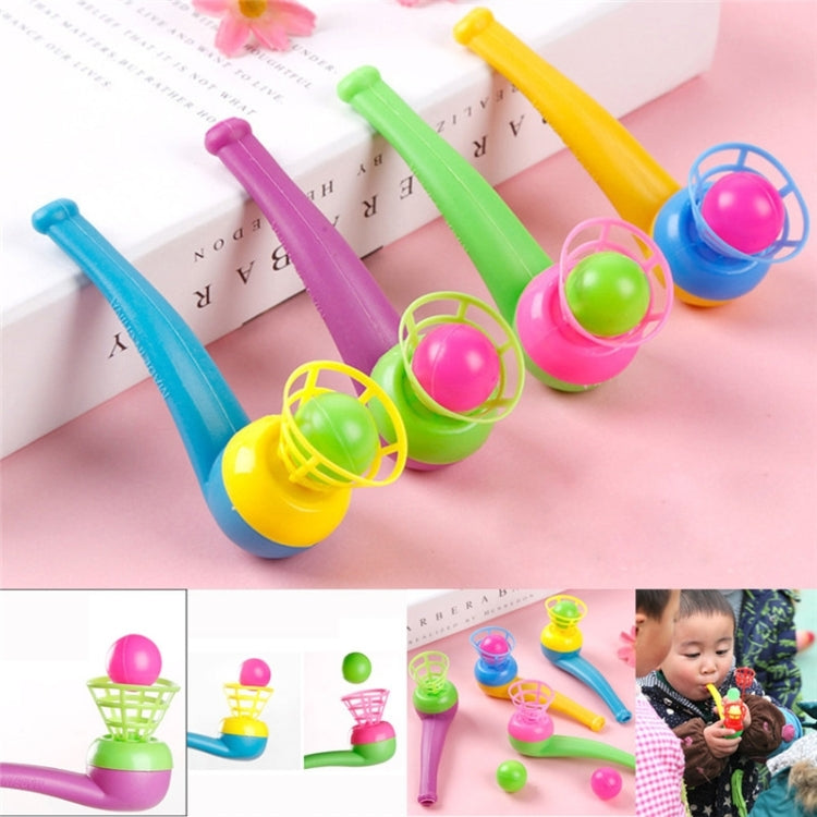 50 PCS Children Toy Suspension Blow Ball Nostalgic Toy Blowing Music Magic Hanging Ball, Random Color Delivery, 50 PCS