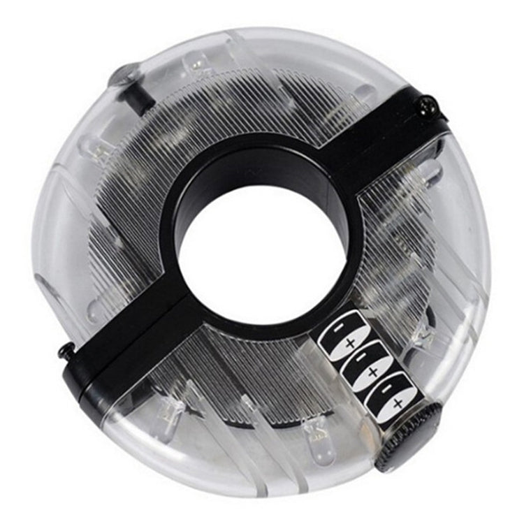 A108 Bicycle Decor Waterproof Flower Drum Lamp Dazzle Warning Lamp, Size: 9.5*1.7cm, A108 Warning Lamp