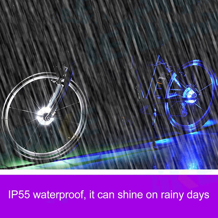 A108 Bicycle Decor Waterproof Flower Drum Lamp Dazzle Warning Lamp, Size: 9.5*1.7cm, A108 Warning Lamp