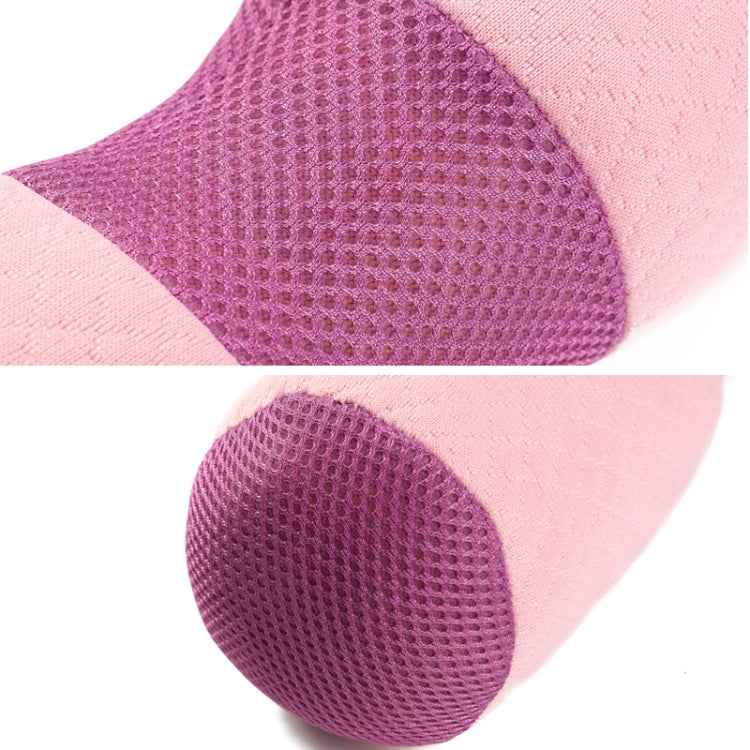 Multifunction Yoga Pillow Beautiful Buttocks Pelvis Pillow Cervical Lumbar Health Pillow Yoga Stick Waist(Pink), 37 x 10cm