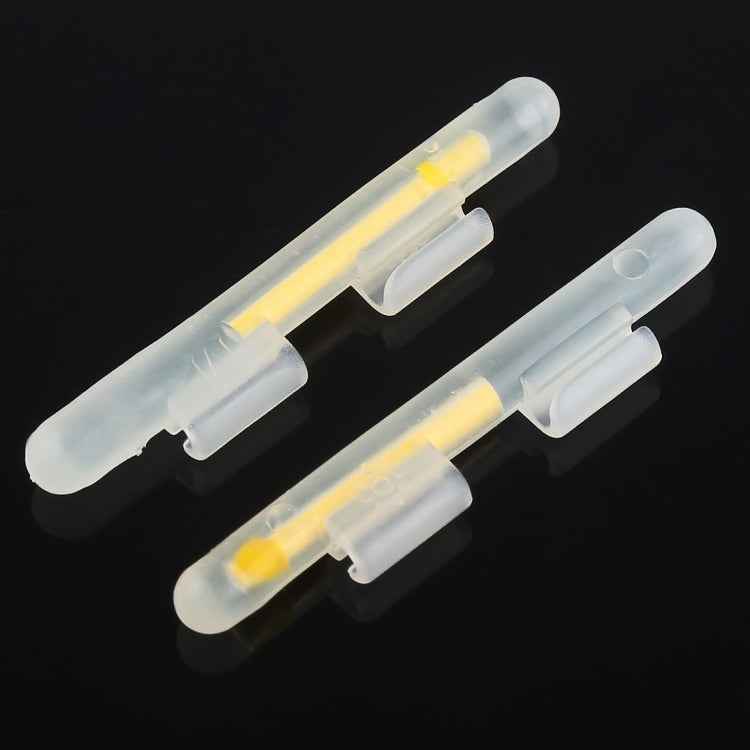 5 Packs OCEAN SUN Clip-On Luminous Float Night Fishing Light Stick, M, Fits Rod Tip 2.0-2.6mm