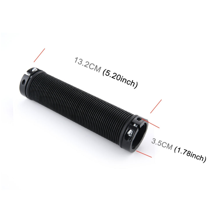 1 Pair AG15 Bicycle MTB Bike Lock-on Rubber Handlebar Grips, AG15