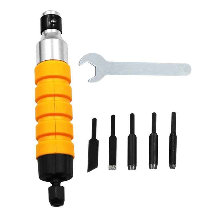 Electric Carving Knife Woodwork Tools Graver with Spanner & Flexible Shaft