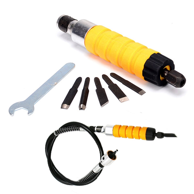 Electric Carving Knife Woodwork Tools Graver with Spanner & Flexible Shaft, with Spanner, with Spanner & Flexible Shaft