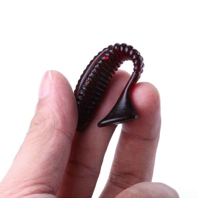 HENGJIA SO0215P 5 PCS 7.5cm/5.5g Screw Tail Soft Fishing Lure Artificial Baits