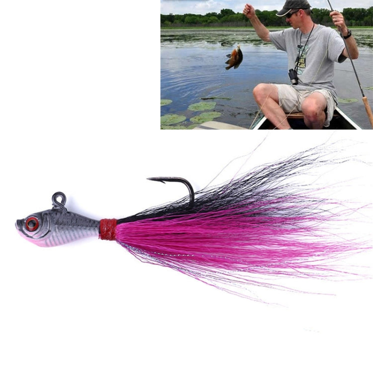 HENGJIA 7cm/25g Tied Wire Fishing Artificial Lures Lead Fish Treble Hooks Baits