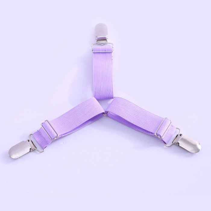 4 PCS Adjustable Bedspread Tablecloth Curtain Sofa Cover Holder Tent Metal Fixed Clips