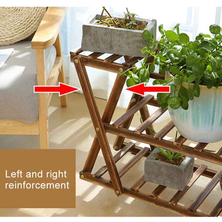 Wooden Plant Flower Display Stand Wood Pot Shelf Storage Rack