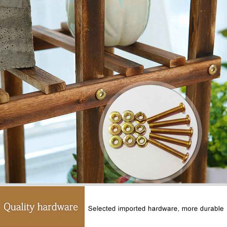 Wooden Plant Flower Display Stand Wood Pot Shelf Storage Rack