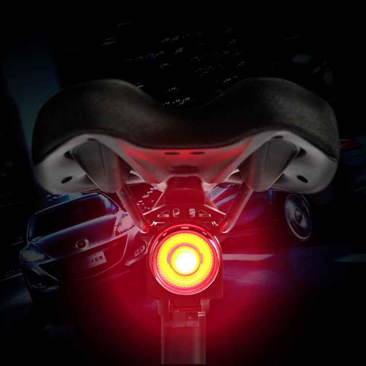 A0 IPX5 Waterproof Seven-color Bicycle USB Charging High Brightness Taillight