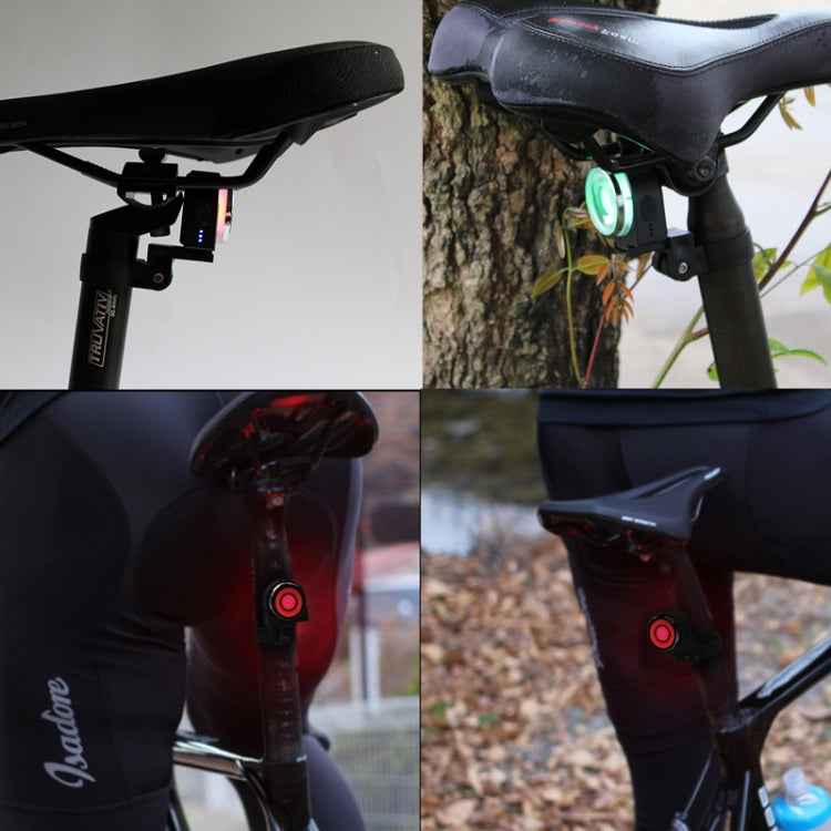 A0 IPX5 Waterproof Seven-color Bicycle USB Charging High Brightness Taillight