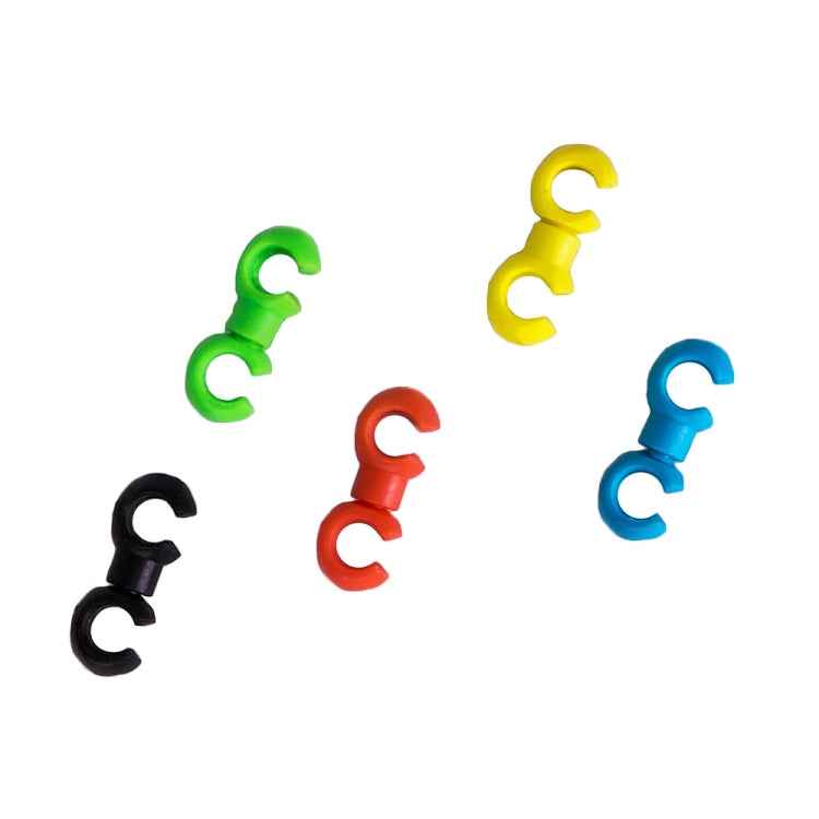 20 PCS ZTTO Bicycle MTB Brake Cable S Style Clips, Random Color Delivery