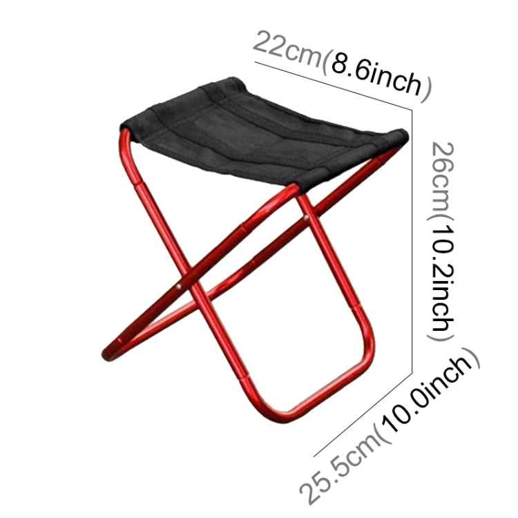Outdoor Portable Folding Stool, Size: 25*22*26cm
