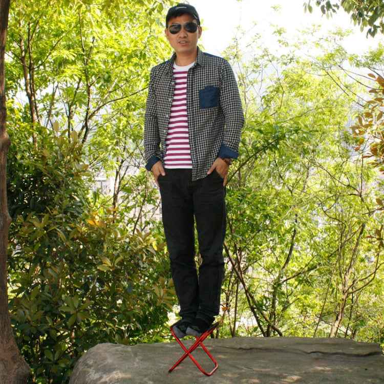 Outdoor Portable Folding Stool, Size: 25*22*26cm