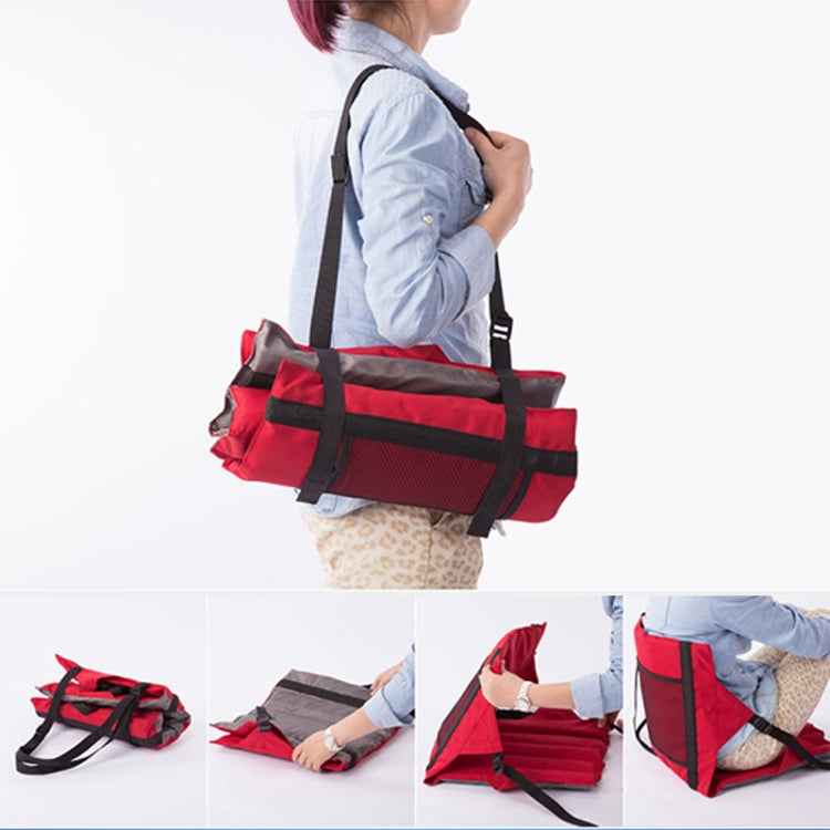 Outdoor Folding Seat Cushion With Backrest, Size: 78*40*2cm