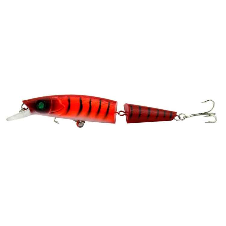 HENGJIA JM007-X 14cm 20.2g 2-section Plastic Hard Baits Artificial Fishing Lures with Treble Hook, Random Color Delivery
