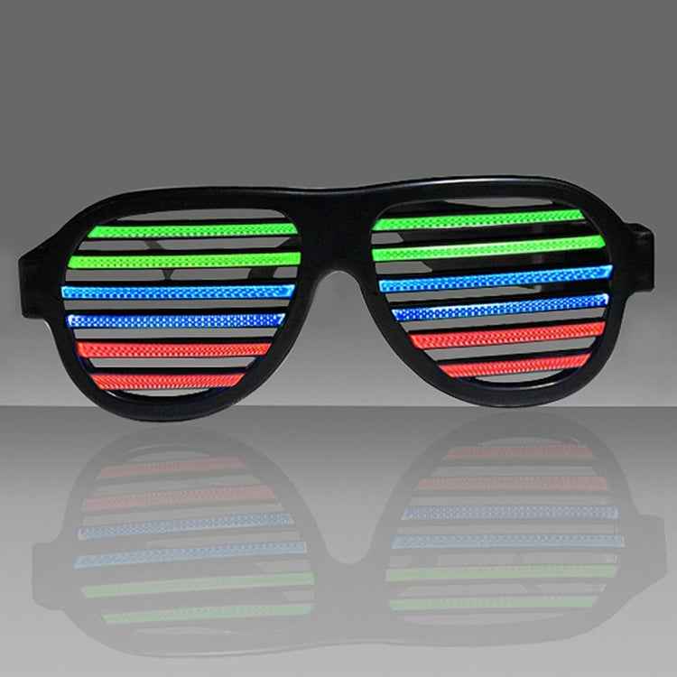 LED-CM03 LED Musical Shades Sound & Music Active LED Party Glasses with USB Charger