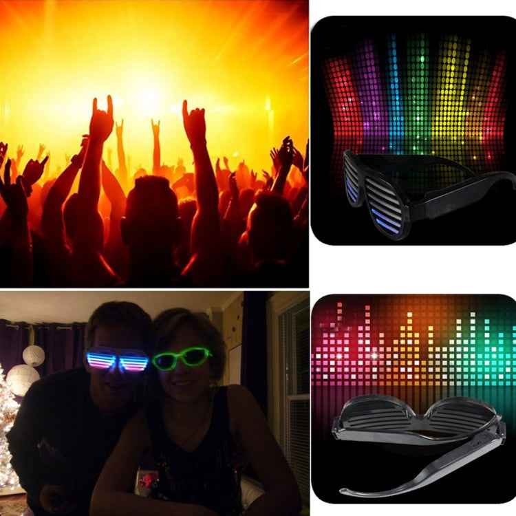 LED-CM03 LED Musical Shades Sound & Music Active LED Party Glasses with USB Charger