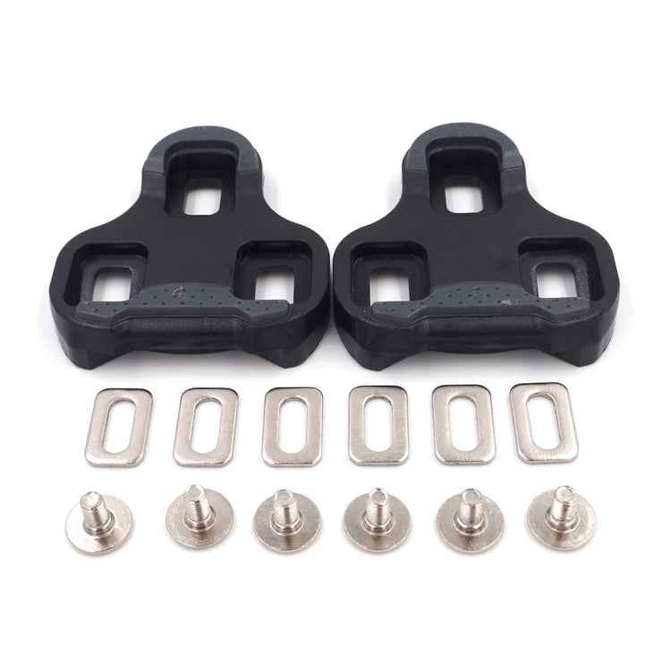 2 PCS RD3-C Road Bike Cleats 6 Degree Float Self-locking Cycling Pedal Cleat for LOOK KEO Road Cleats Fit Most Road Bicycle Shoes