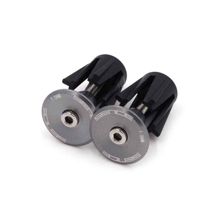 2 PCS Bicycle Bike Aluminum Handlebar End Plugs