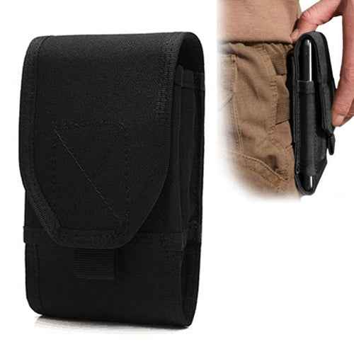 Stylish Multifunctional Outdoor Waist Bag Phone Camera Protective Case Card Pocket Wallet